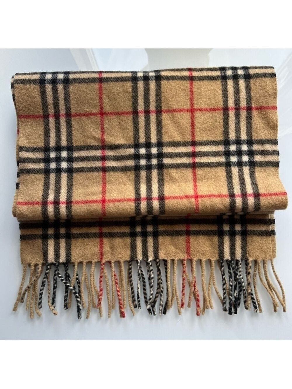 BURBERRYS OF LONDON CASHMERE SCARF - Picture 9 of 9